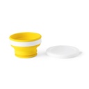 ASTRADA. Bicchiere da viaggio pieghevole in silicone e PP 250 mL