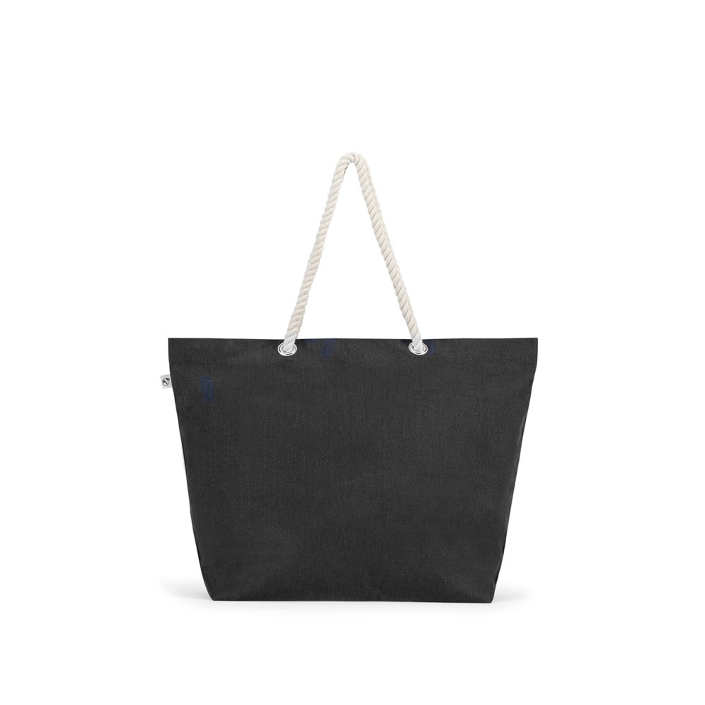 ATHENS. Borsa da spiaggia in cotone riciclato (70%) e poliestere riciclato (30%) (220 g/m²)