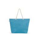 ATHENS. Borsa da spiaggia in cotone riciclato (70%) e poliestere riciclato (30%) (220 g/m²)