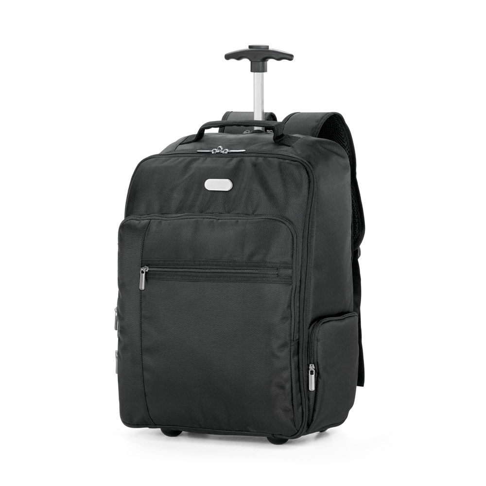 AVENIR. Zaino trolley porta PC 17'' in poliestere 1680D e 300D