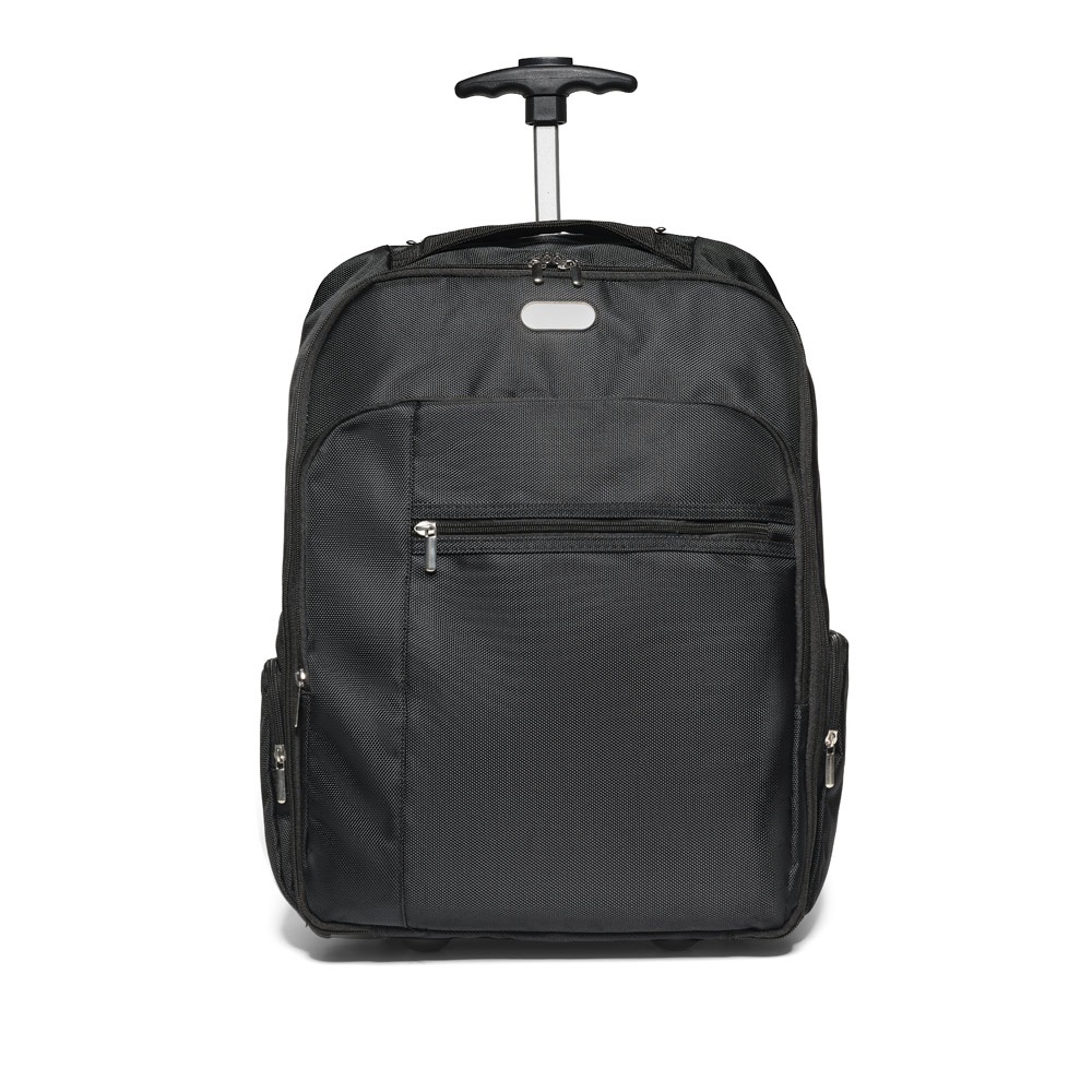 AVENIR. Zaino trolley porta PC 17'' in poliestere 1680D e 300D