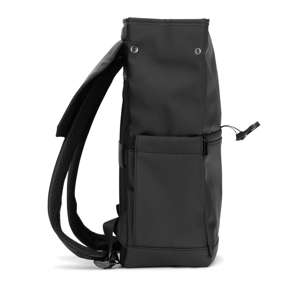 AZORES BAG. Zaino per laptop (16") in PU, con patta che copre tutti gli scomparti