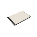 BALDWIN. Block notes A5 con copertina in feltro riciclato (100% rPET) e pagine a righe in carta riciclata al 100%