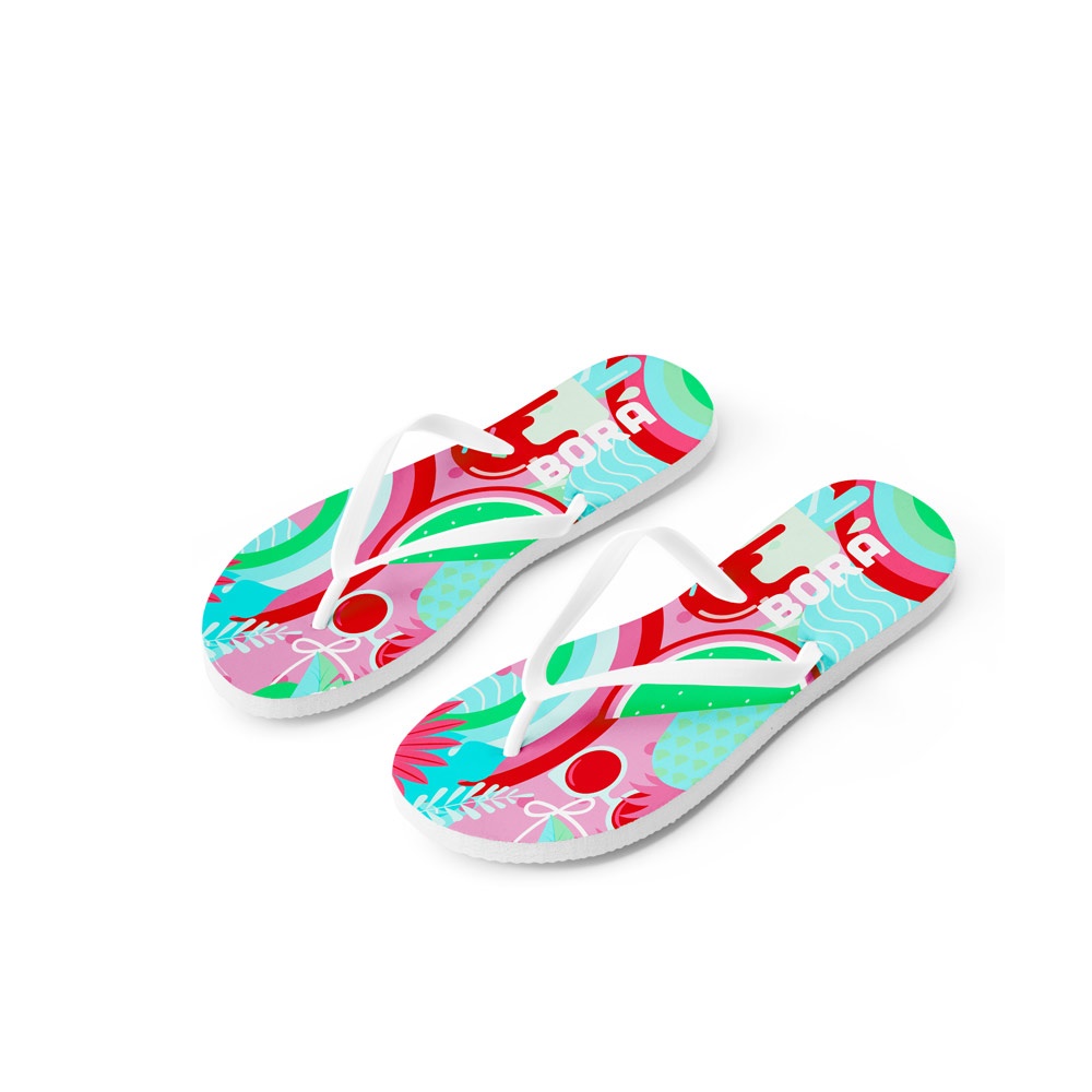BALI L / XL. Infradito con suole a sublimazione completamente personalizzabili