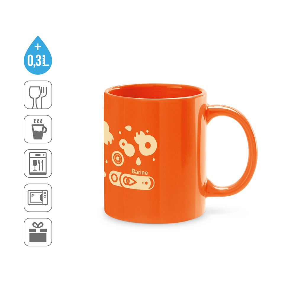 BARINE. Tazza in ceramica 350 mL