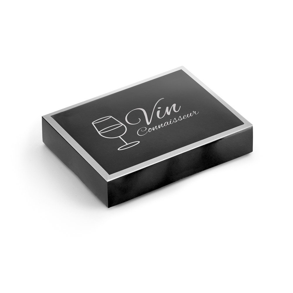 BARREL. Set da vino in zinco e acciaio inox