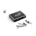 BARREL. Set da vino in zinco e acciaio inox