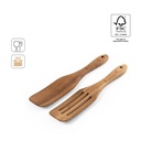 BATALI. Set di due posate in legno di acacia