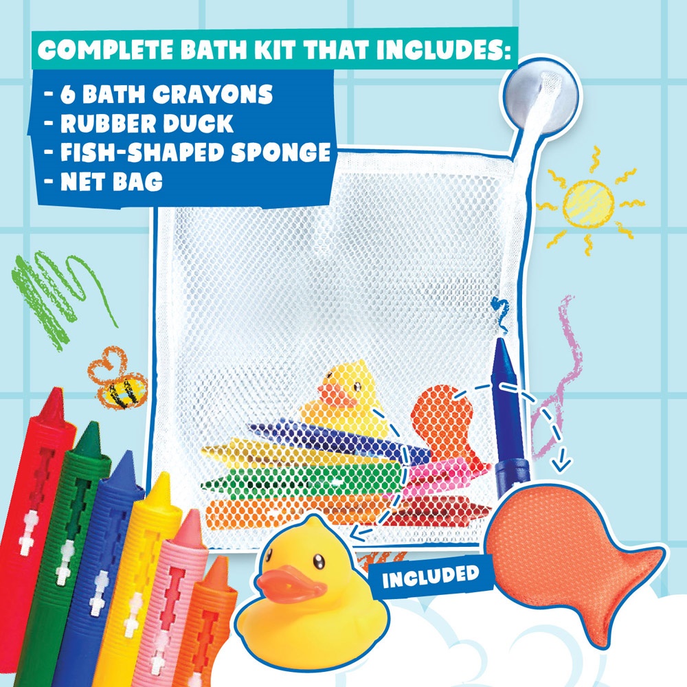 BATH CRAYONS. Giochi educativi per bambini