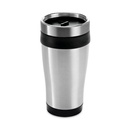 BATUM. Bicchiere da viaggio in acciaio inox e PP 420 mL
