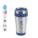 BATUM. Bicchiere da viaggio in acciaio inox e PP 420 mL