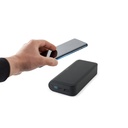 BECKER 20. Power bank da 20'000 mAh in ABS riciclato (100% rABS) con caricatore wireless superveloce da 15W