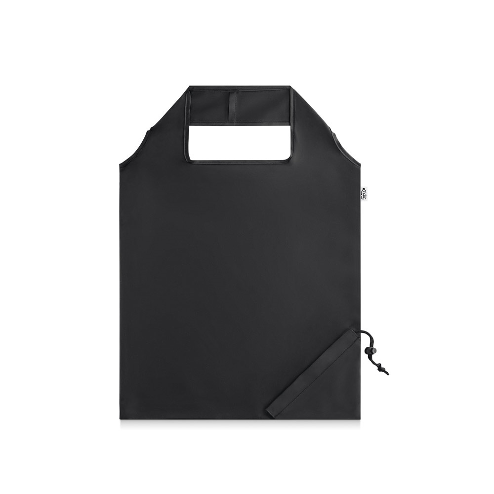 BEIRA. Shopper pieghevole in 190T poliestere riciclato (100% rPET)