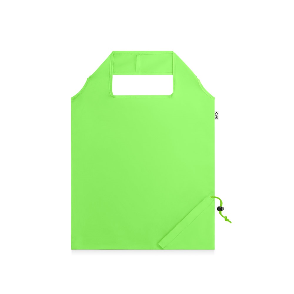BEIRA. Shopper pieghevole in 190T poliestere riciclato (100% rPET)