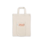 BEIRUT. Borsa pieghevole in cotone (50%), cotone riciclato (30%) e poliestere (20% rPET) (140 g/m²)