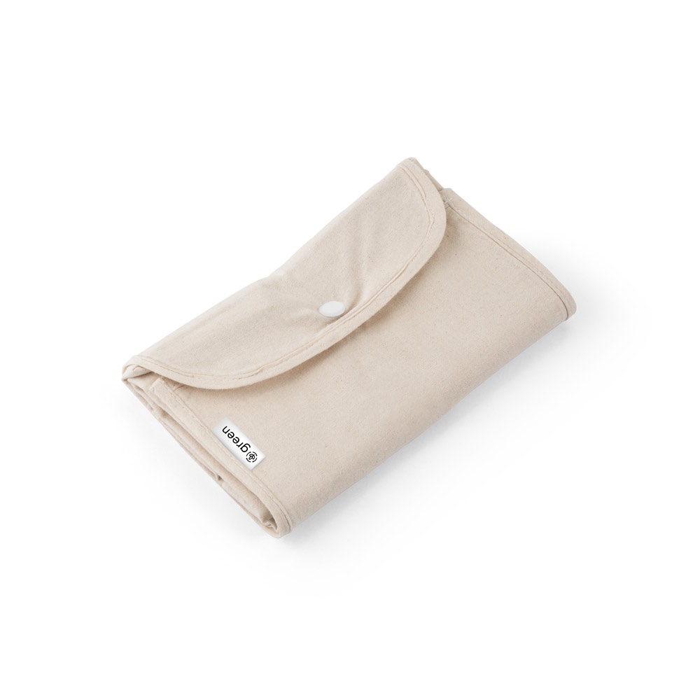 BEIRUT. Borsa pieghevole in cotone (50%), cotone riciclato (30%) e poliestere (20% rPET) (140 g/m²)
