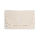 BEIRUT. Borsa pieghevole in cotone (50%), cotone riciclato (30%) e poliestere (20% rPET) (140 g/m²)