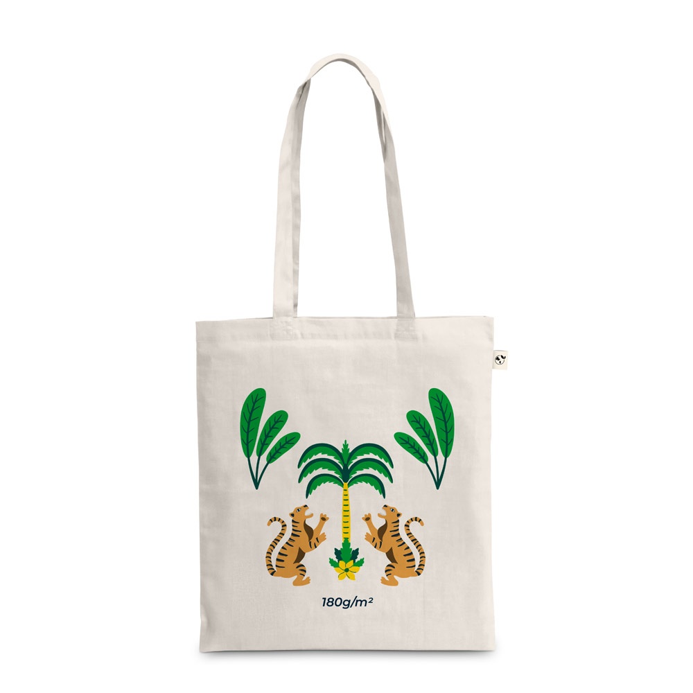 BEJA. Borsa in 100% cotone riciclato (180 g/m²)