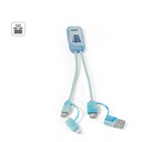 BERNERS. Cavo USB 6-in-1 superveloce in PET riciclato (100% rPET)