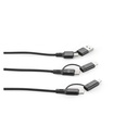 BERTOZZI. Cavo USB super veloce 6 in 1 in alluminio riciclato (20%) e PET riciclato (4%)