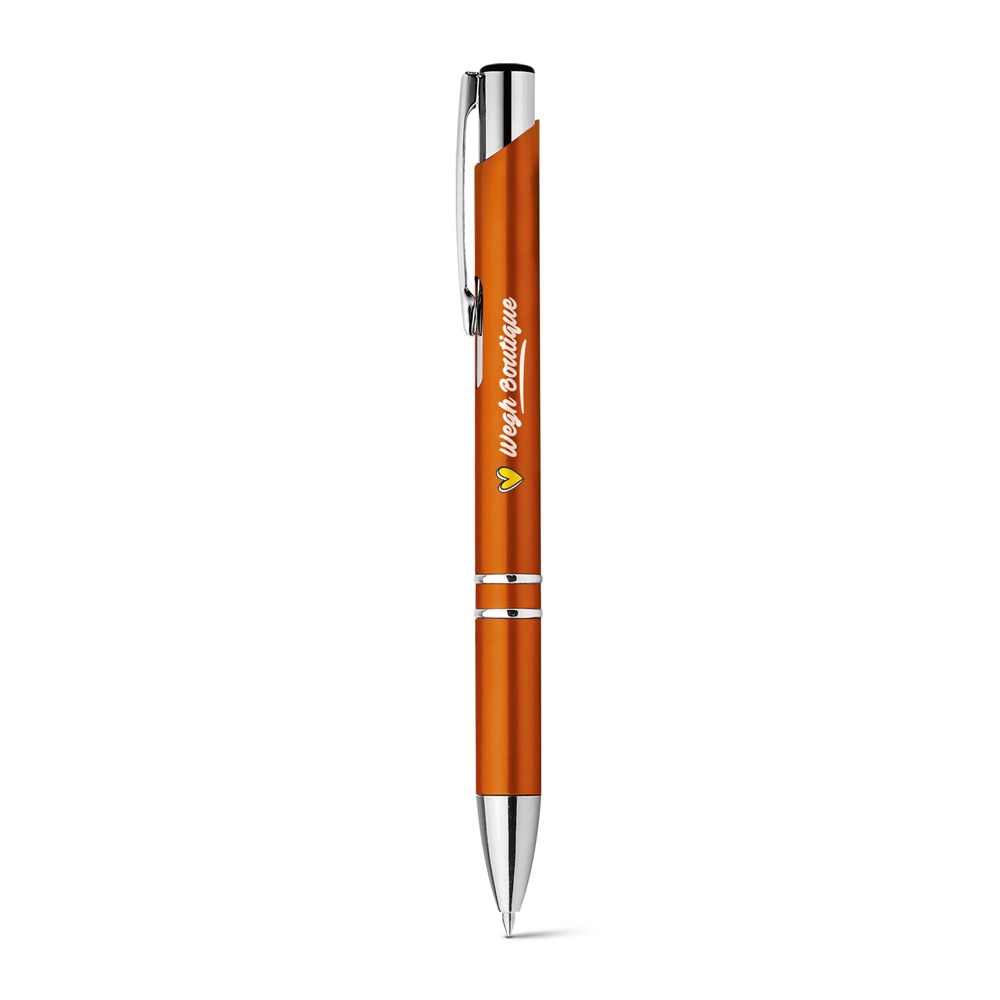 BETA PLASTIC. Penna a sfera in ABS con clip in metallo