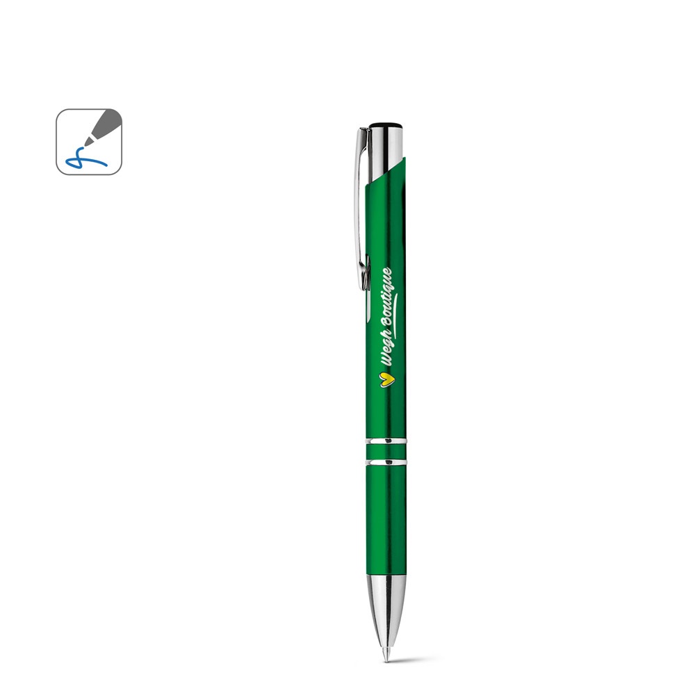 BETA PLASTIC. Penna a sfera in ABS con clip in metallo