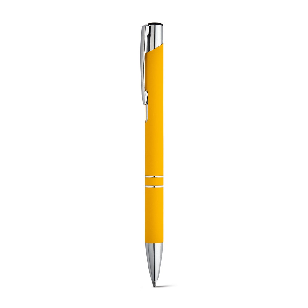 BETA SOFT. Penna a sfera in alluminio con finitura in gomma