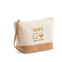 BLANCHETT. Pochette in 100% cotone e sughero