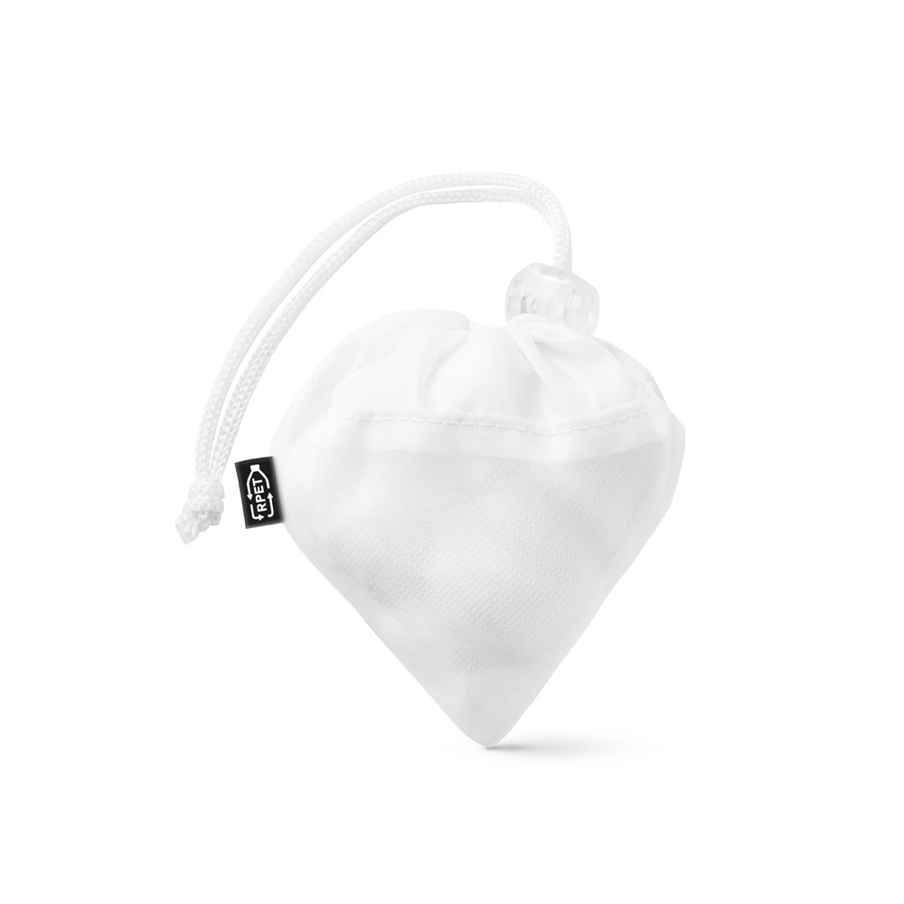 BOLZANO. Borsa pieghevole in maglia e poliestere riciclato 190T (100% rPET)