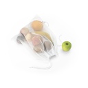BOLZANO. Borsa pieghevole in maglia e poliestere riciclato 190T (100% rPET)