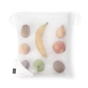 BOLZANO. Borsa pieghevole in maglia e poliestere riciclato 190T (100% rPET)