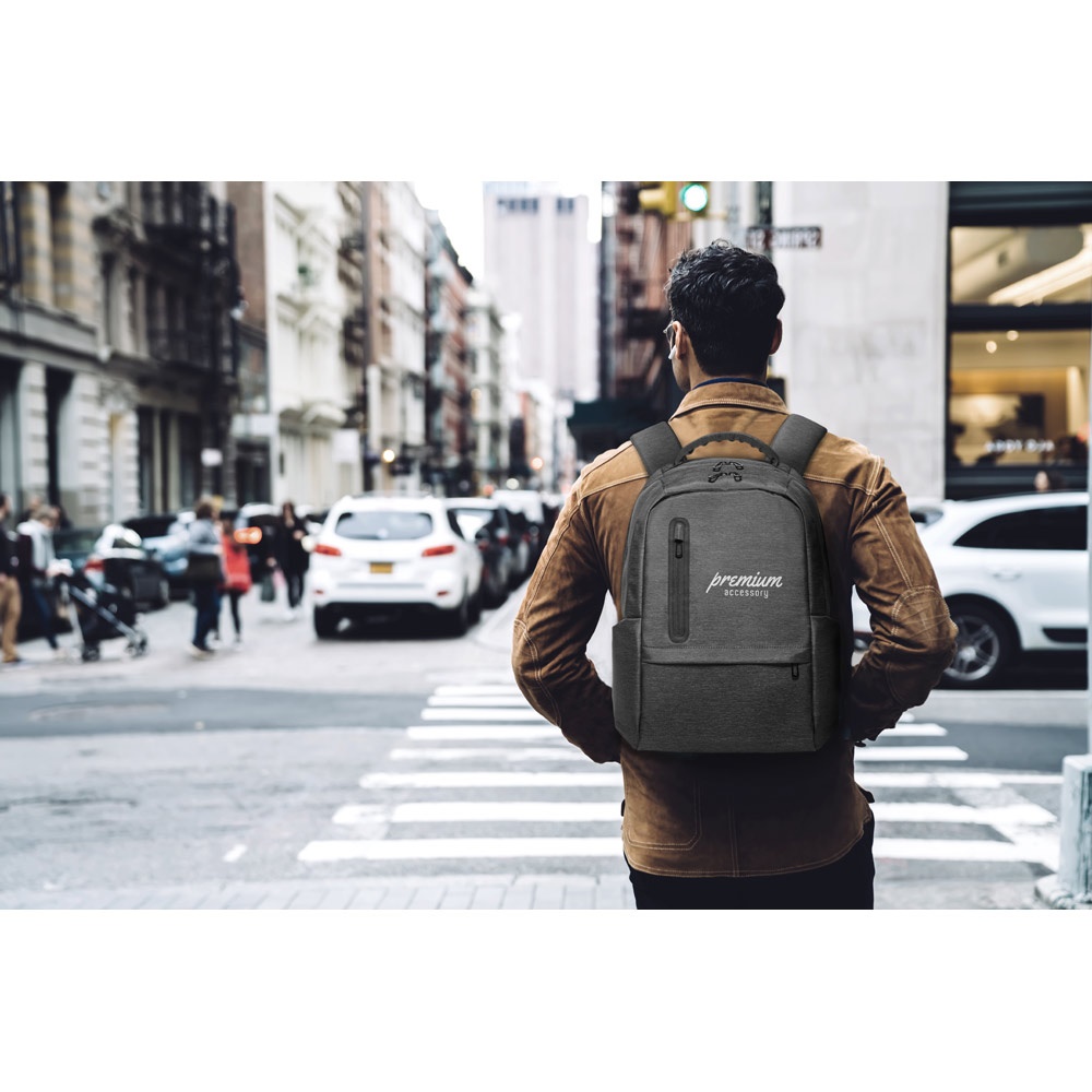 BOSTON. Zaino impermeabile porta PC 17'' in nylon 2 toni