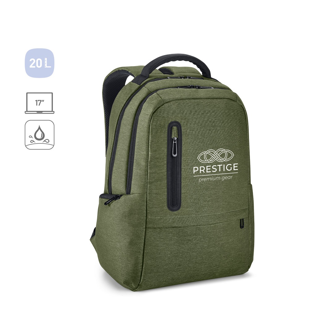 BOSTON. Zaino impermeabile porta PC 17'' in nylon 2 toni