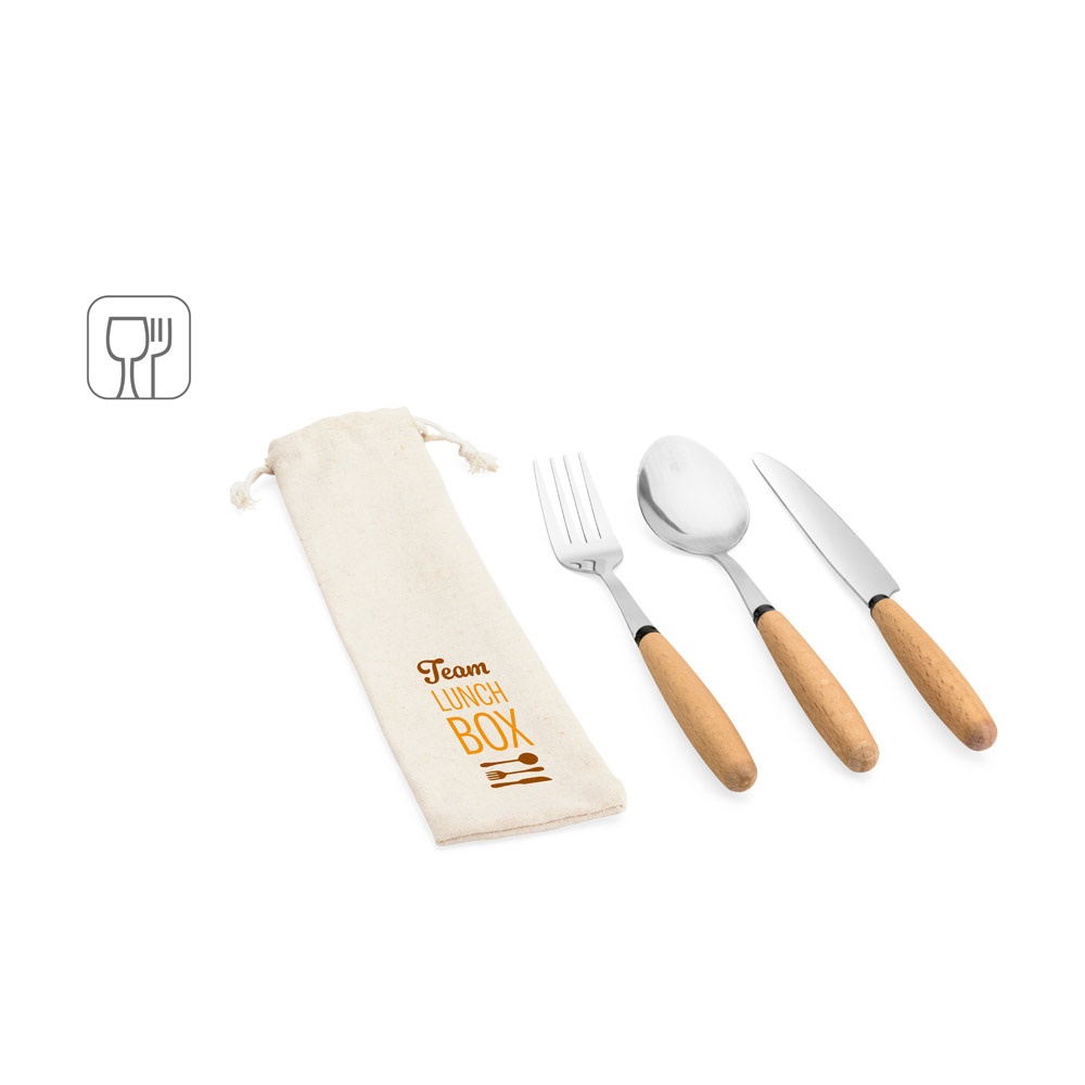 BOULUD. Set da 3 pezzi in legno di acacia