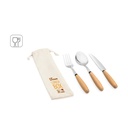 BOULUD. Set da 3 pezzi in legno di acacia