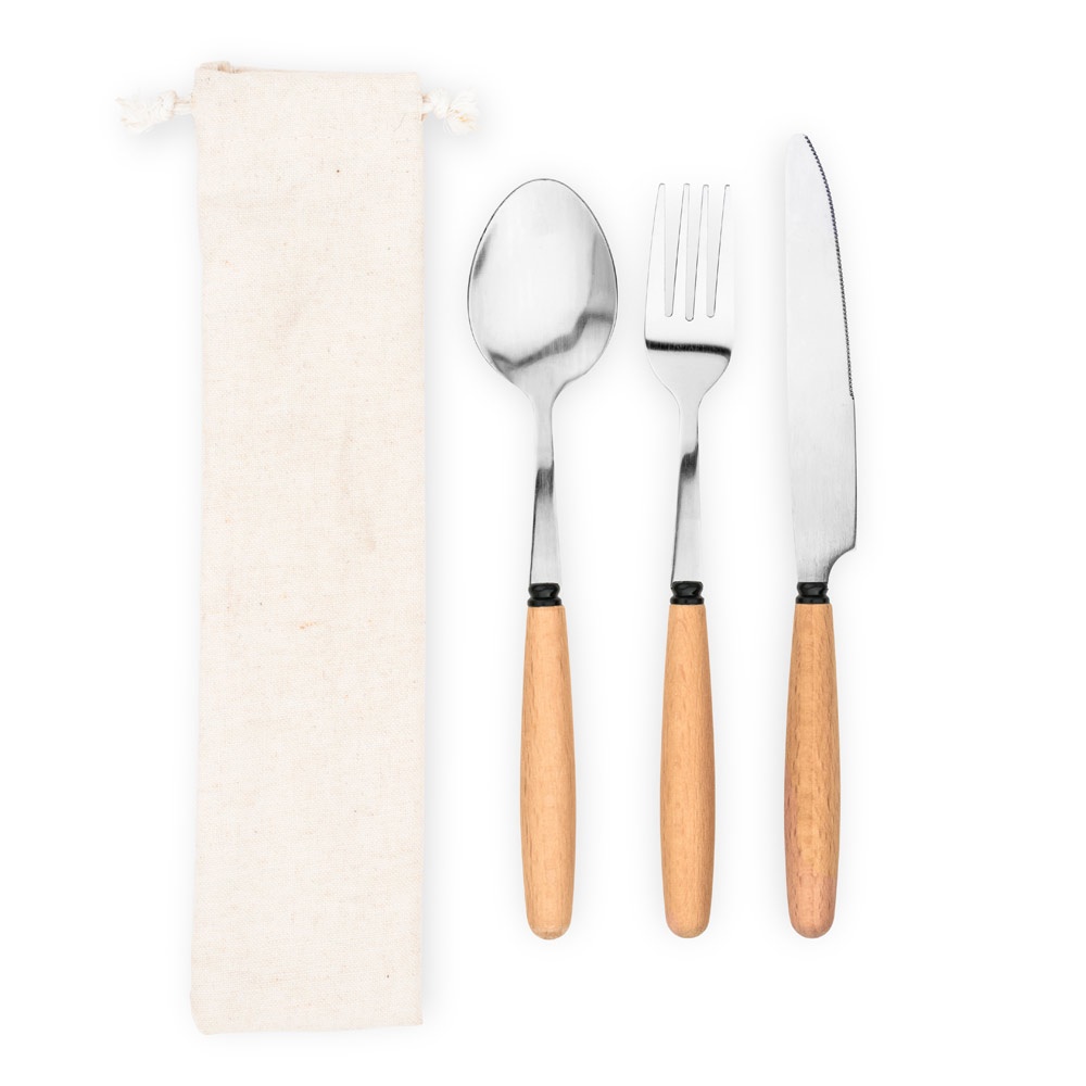 BOULUD. Set da 3 pezzi in legno di acacia