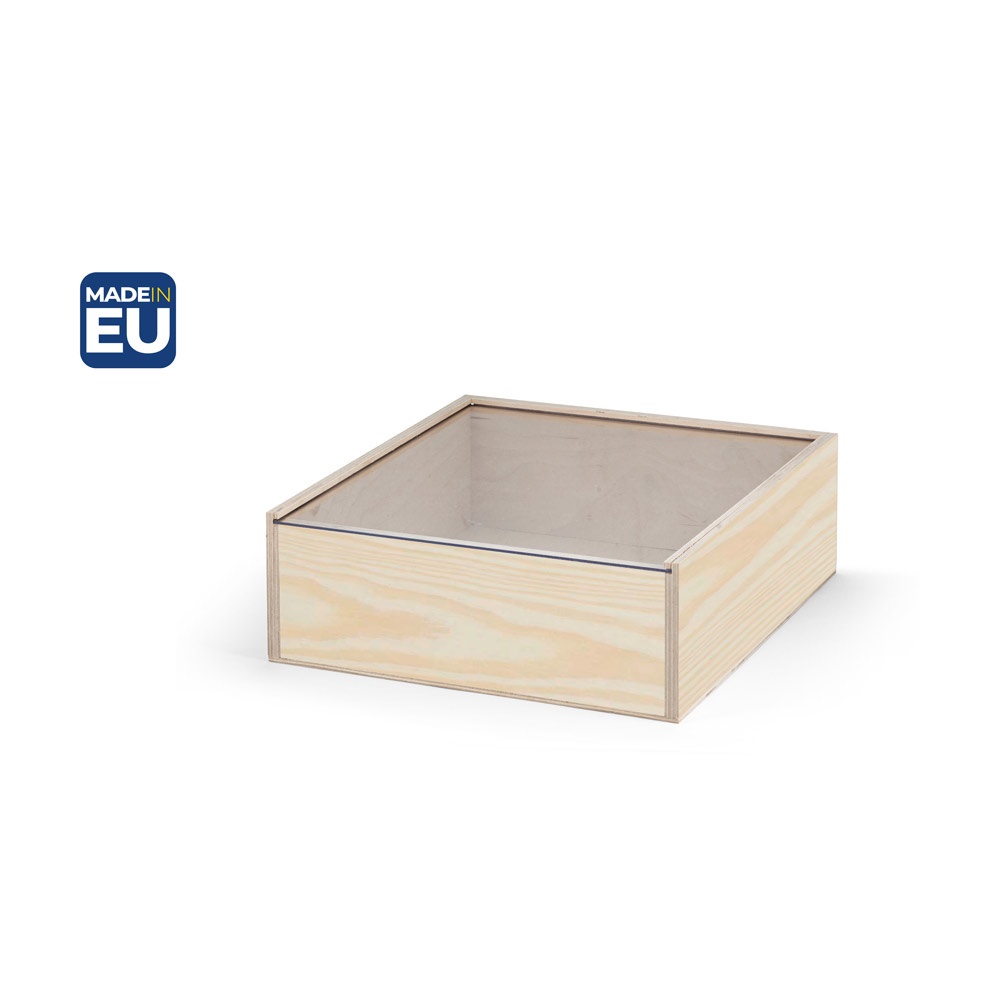 BOXIE CLEAR L. Scatola di legno L