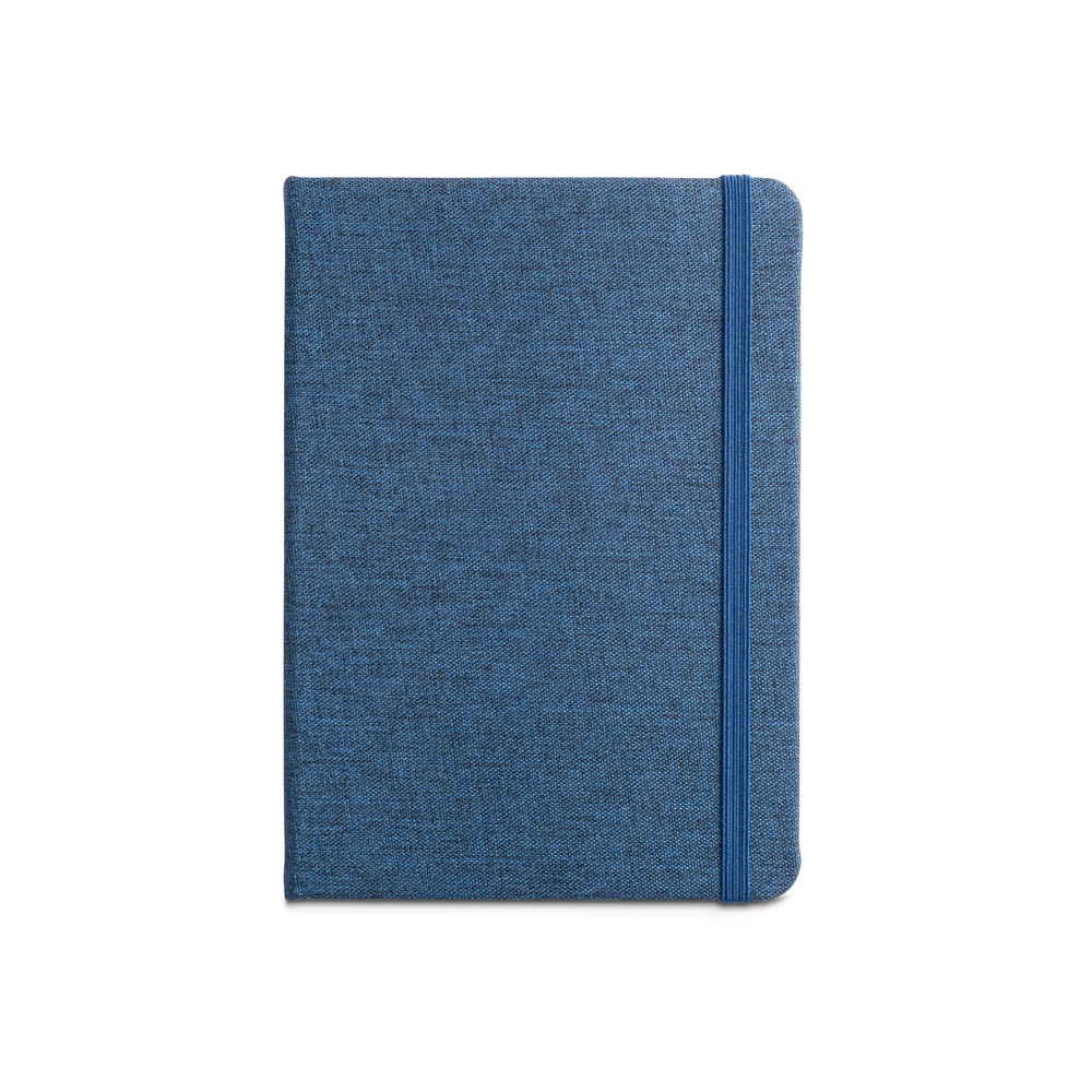 BOYD. Blocco note A5 in poliestere riciclato (100% rPET) con pagine a righe