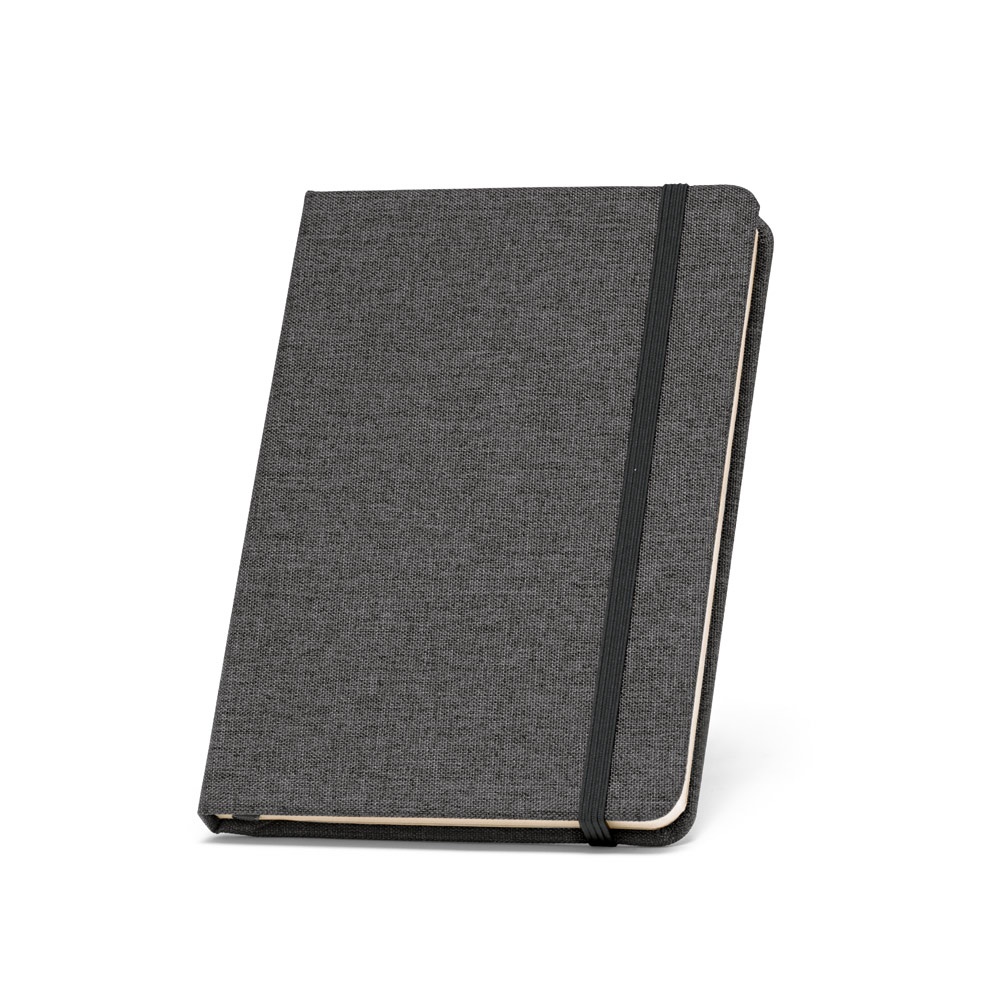 BOYD. Blocco note A5 in poliestere riciclato (100% rPET) con pagine a righe