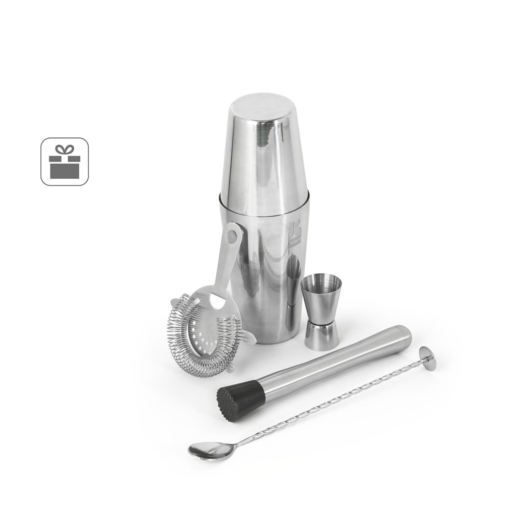 BRAMBLE. Set da cocktail in acciaio inox da 6 pezzi