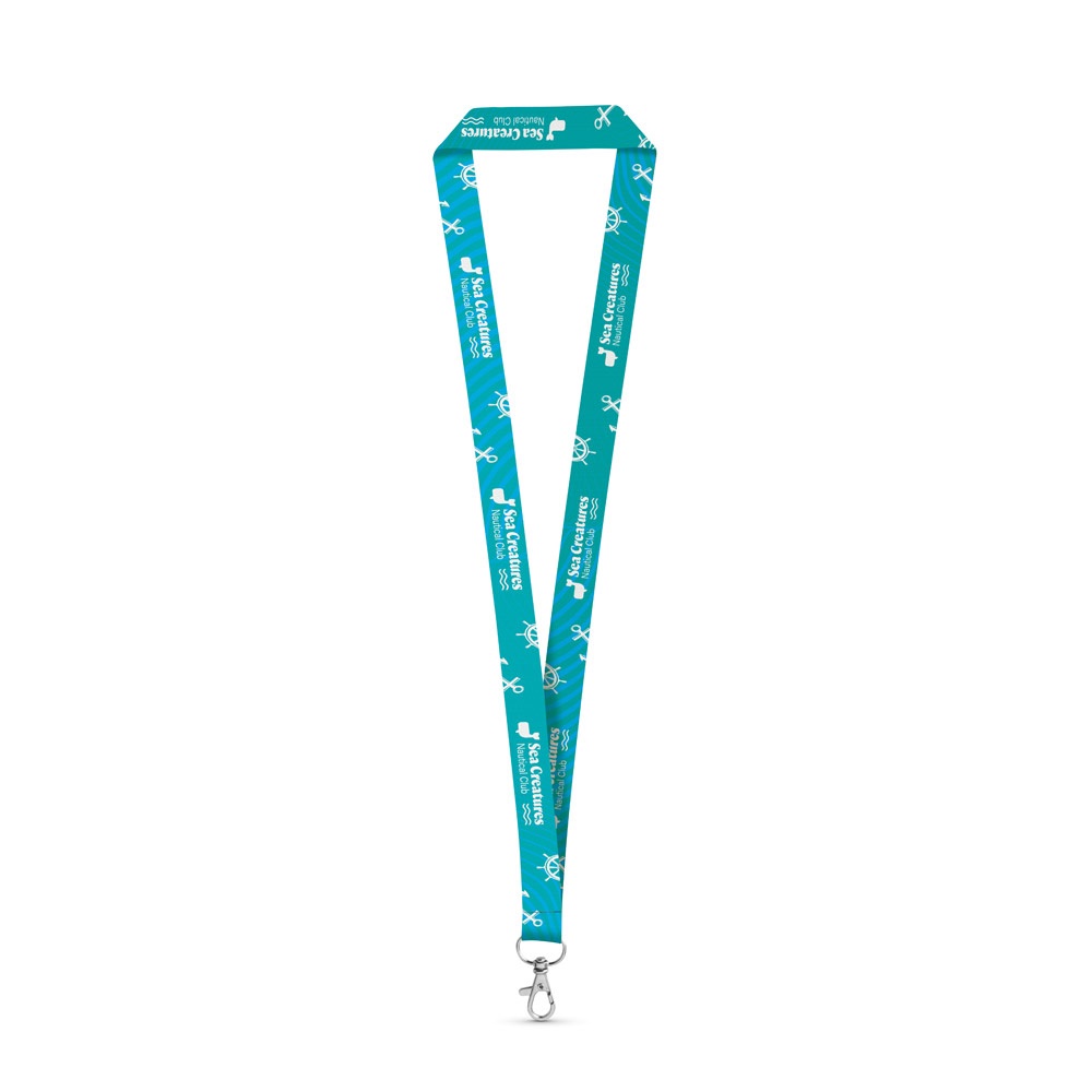 BRIGHTON. SET Lanyard SUBLIMATION Long II (20 mm) con moschettone a leva da 20 mm