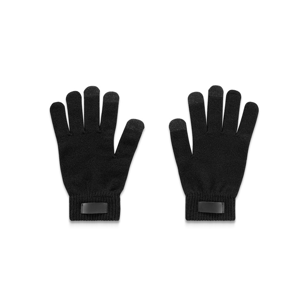 BURROW. Guanti in poliestere riciclato (100% rPET), con punta touch
