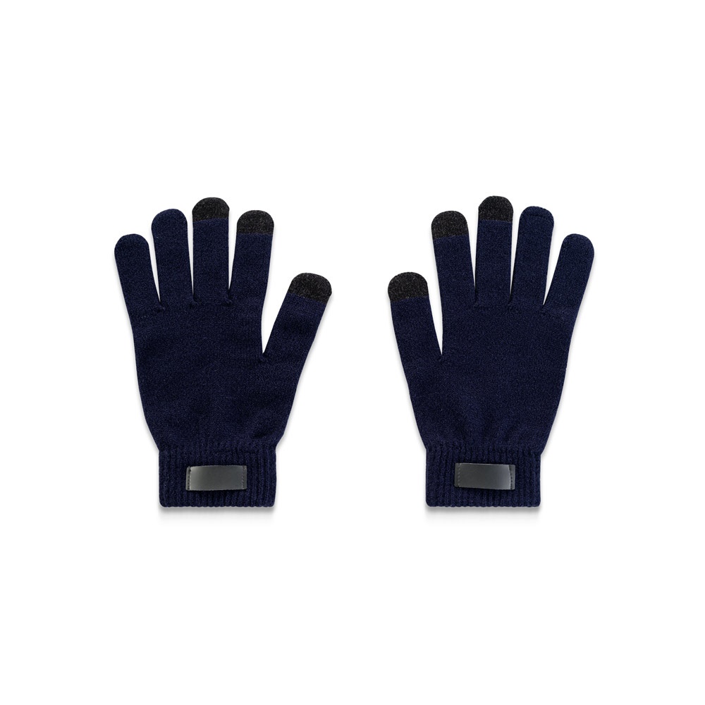 BURROW. Guanti in poliestere riciclato (100% rPET), con punta touch