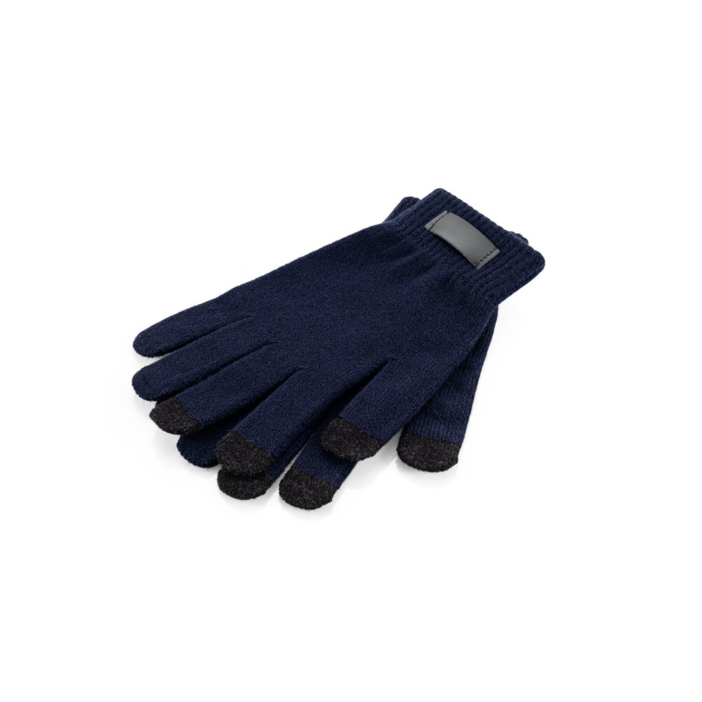 BURROW. Guanti in poliestere riciclato (100% rPET), con punta touch