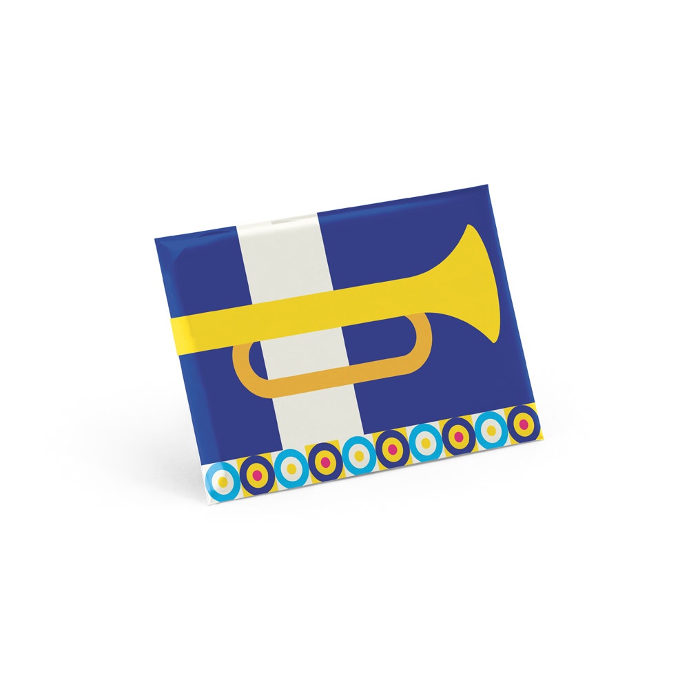 Button P'IN 14. Button P'IN 14. Pin rettangolare orizzontale con spilla