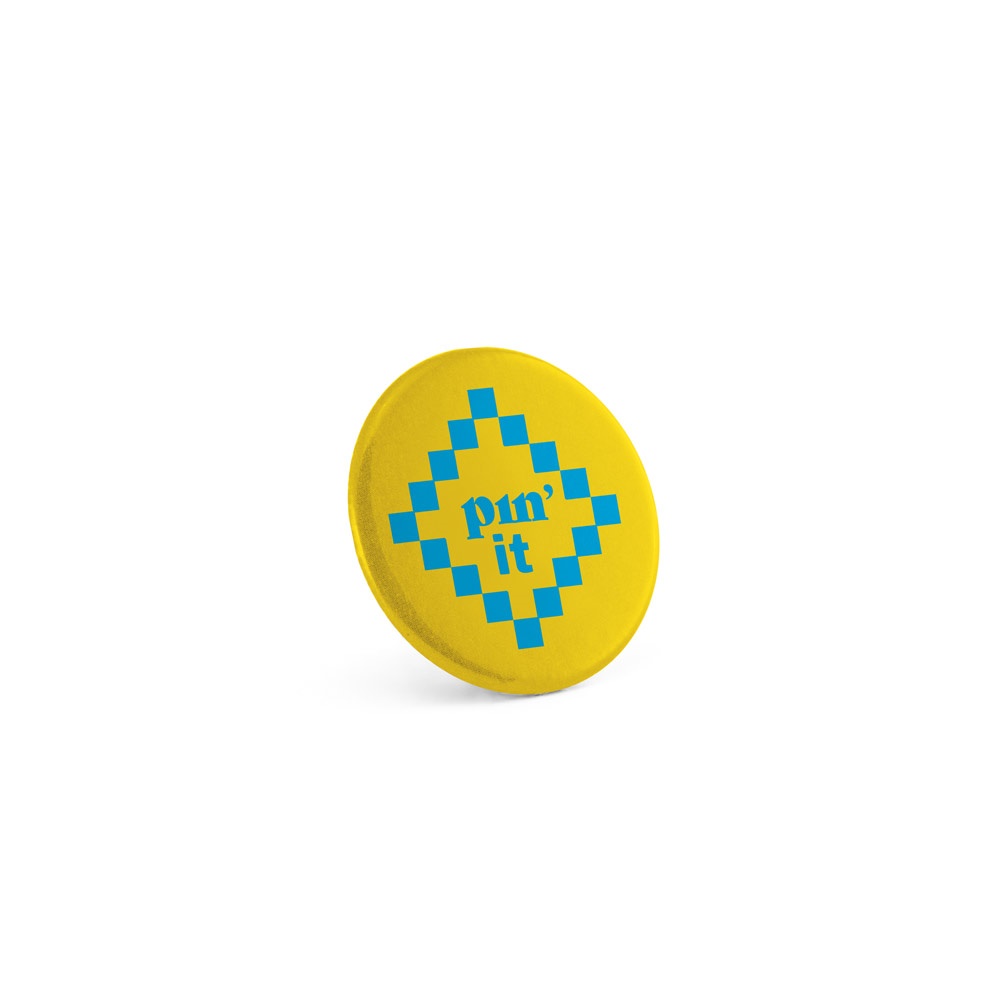 Button P'IN 3. Button P'IN 3. Pin rotondo con spilla