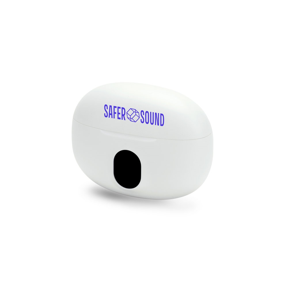 CAETANO. Auricolari wireless con 4 ore di autonomia in ABS riciclato (100% rABS)