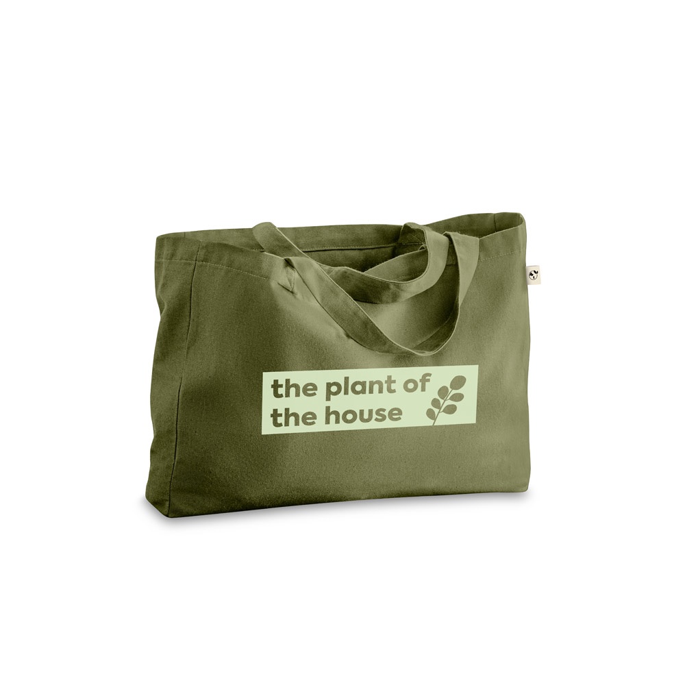 CAMDEN. Borsa in cotone (50%), cotone riciclato (30%) e poliestere (20% rPET) (280 g/m²)