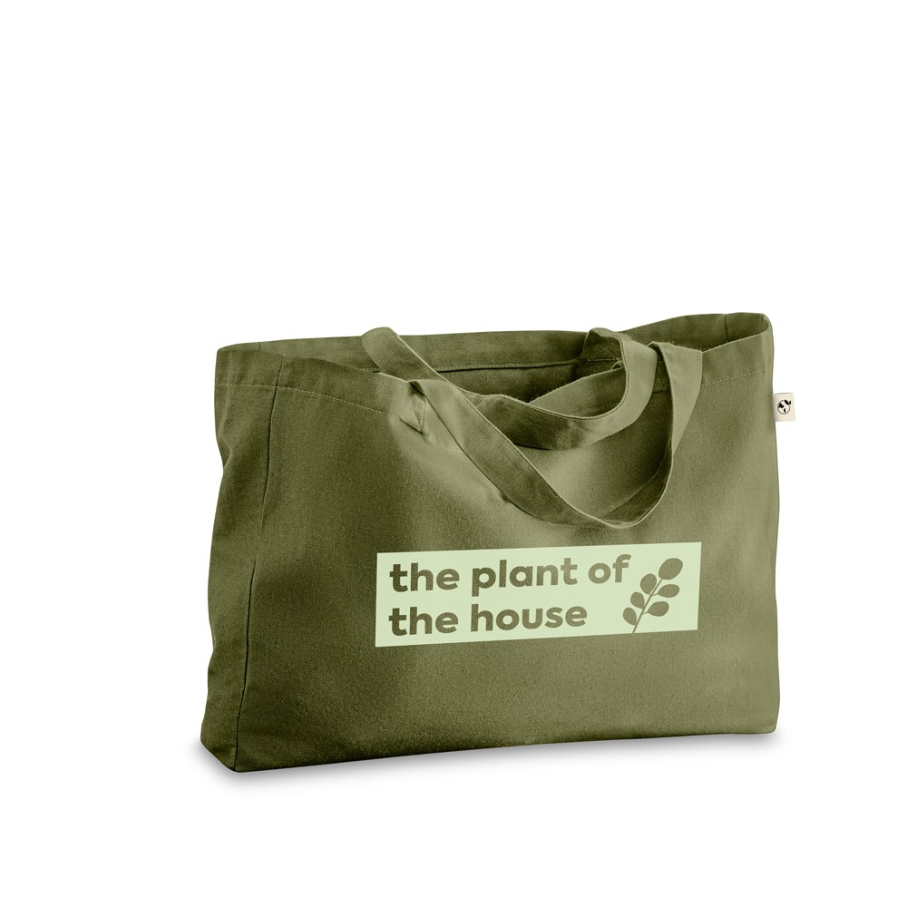 CAMDEN. Borsa in cotone (50%), cotone riciclato (30%) e poliestere (20% rPET) (280 g/m²)