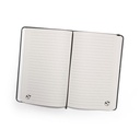 CAMPUS. A5 quaderno con copertina rigida in PU (riciclato al 35%) con pagine a righe al 100% riciclata